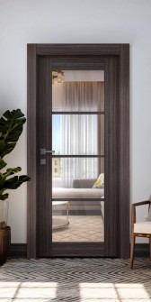 Palladio 4 Lite Clear Vetro Gray Oak