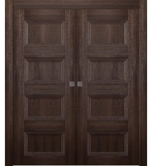 Oxford Duo 07 3R Veralinga Oak Double pocket doors