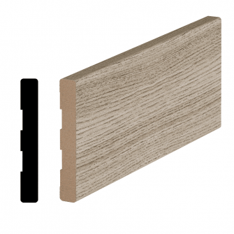 BASE MOLDING TYPE 3 1/2" X 1/2" SHAMBOR 96"