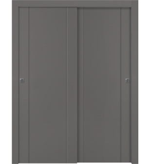 Avon 01 Gray Matte Bypass doors