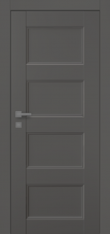 Oxford Uno 07 3R Gray Matte Single Doors