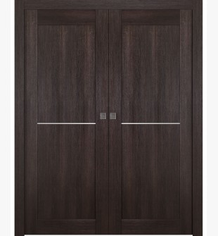 Avon 07 1H Veralinga Oak Double pocket doors