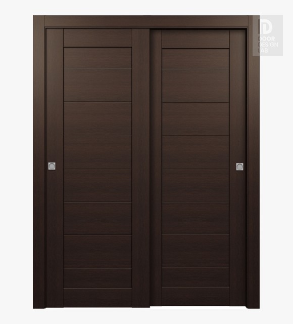 Ermi Veralinga Oak Modern Interior Bypass Doors by Belldinni