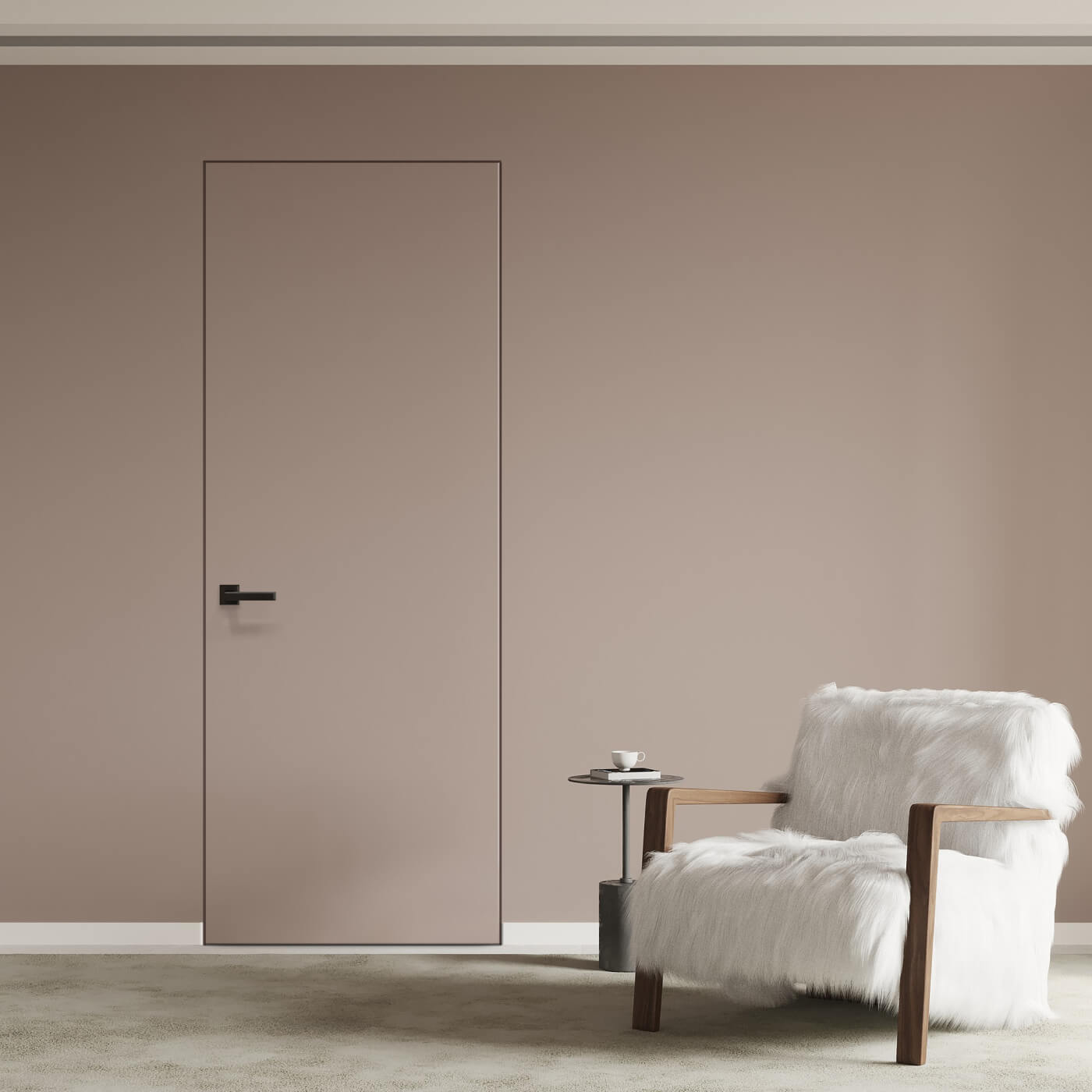 Modern interior Primed Door White Pocket doors Door Design Lab