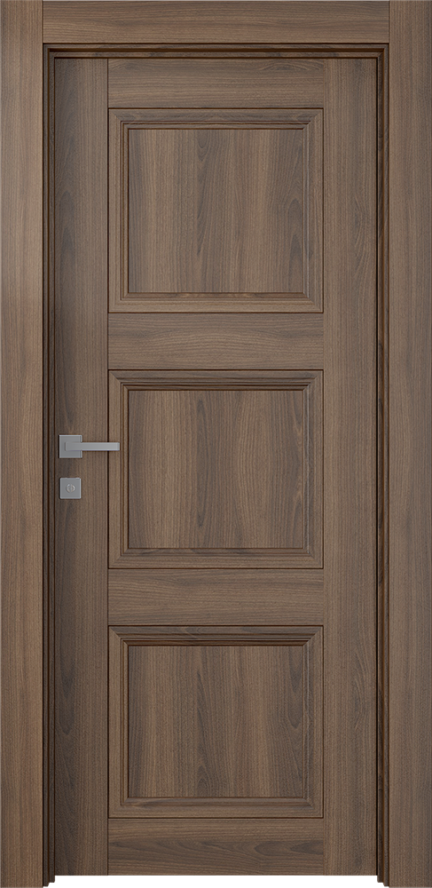 Modern interior door Oxford Duo 07 2Rn Pecan Nutwood for $424.00 | Door ...