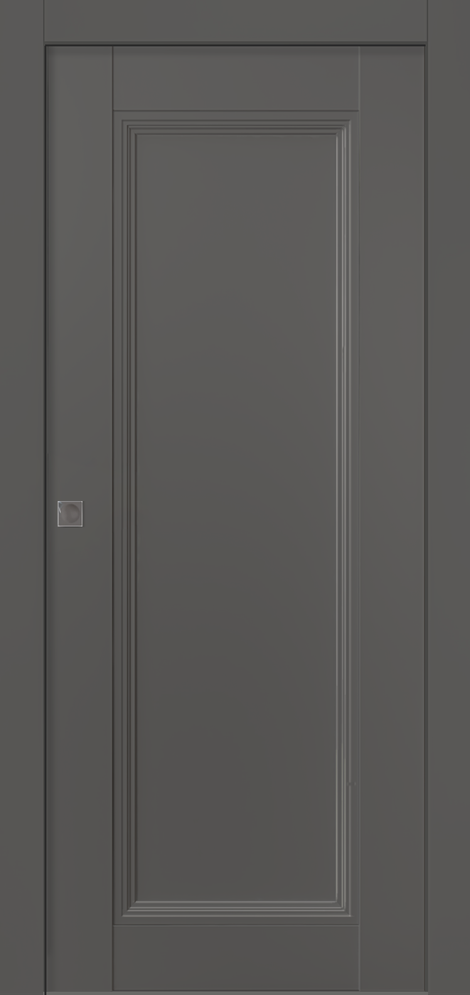 Oxford Duo 07 Gray Matte Modern Interior Pocket Door for $429.00 | Door  Design Lab, image size:661x1400