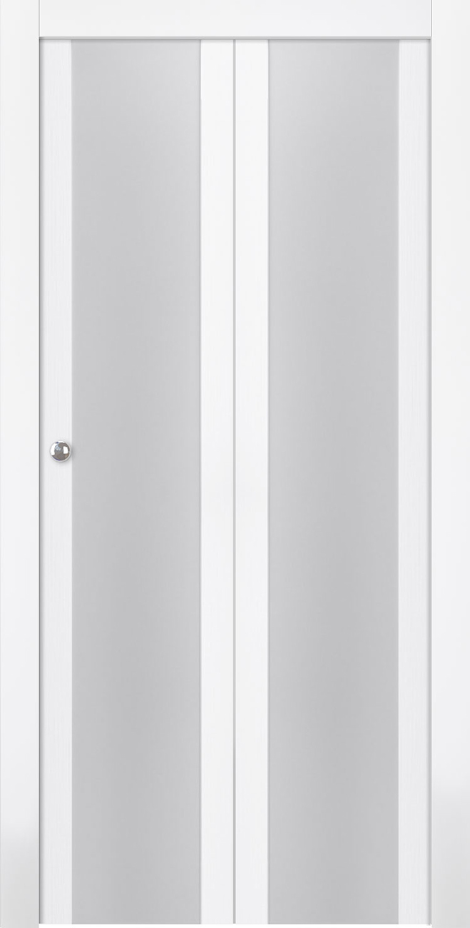 Modern interior door Palladio 202 Vetro Bianco Noble Bi-folding doors ...