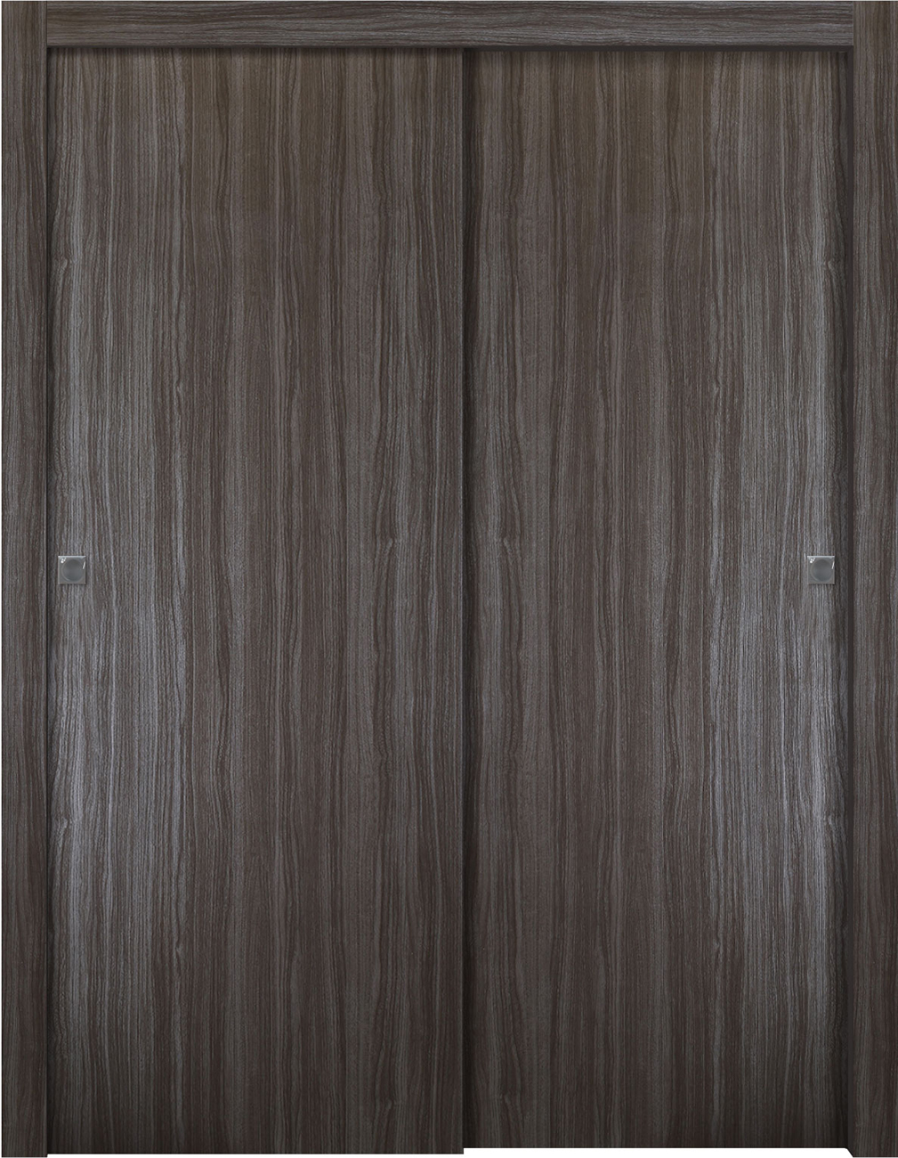 Modern interior door Palladio Gray Oak Bypass doors for $578.00 | Door ...