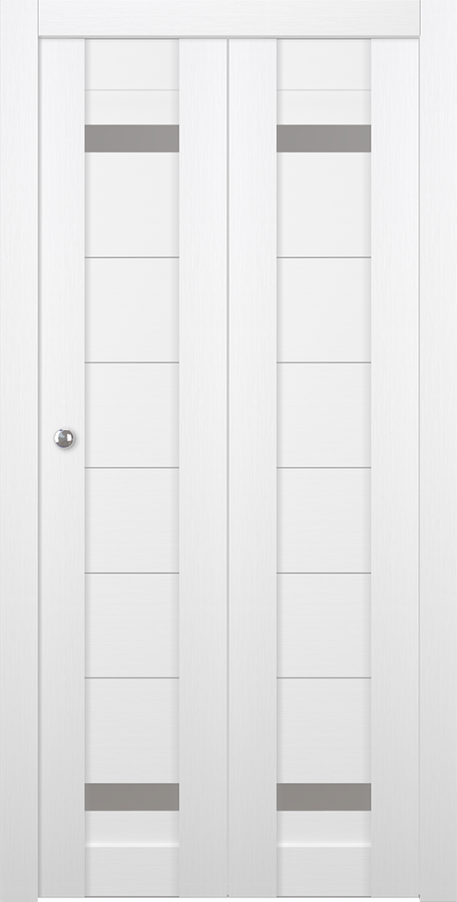 Modern interior door Perla Vetro Bianco Noble Bi-folding doors for $598 ...