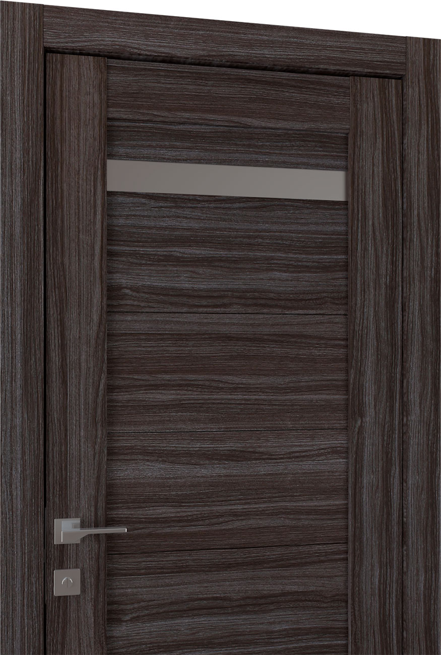 Modern interior door Perla Vetro Gray Oak Bi-folding doors for $598.00 ...