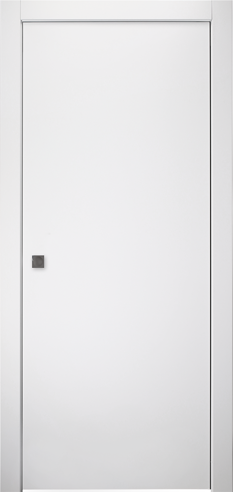 Modern Interior Door Smart Pro Flat Polar White Pocket Doors For $339. 