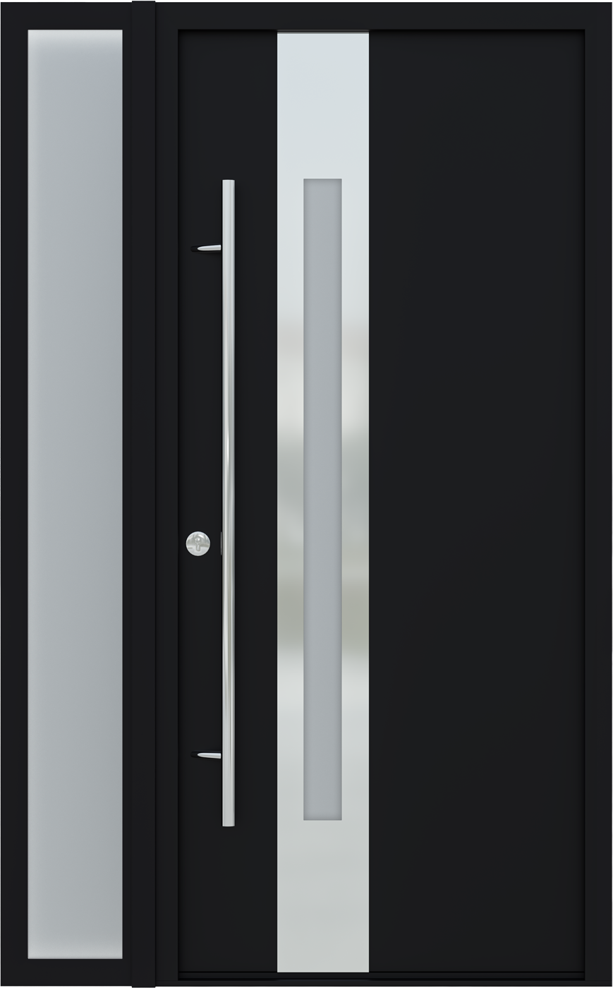 新品本物 Modern interior MODERN FRONT STEEL DOOR ZEPHYR BLACK/WHITE トップス