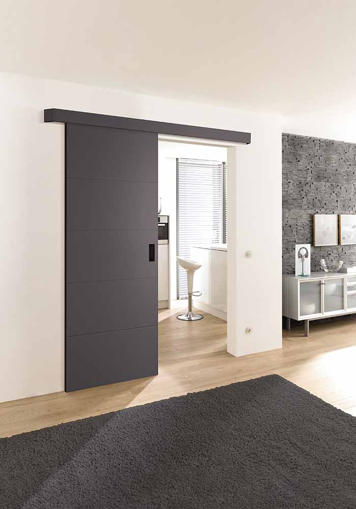 Sliding interior door