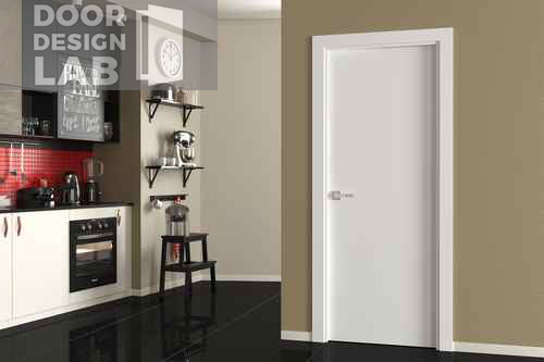 interior flush door white