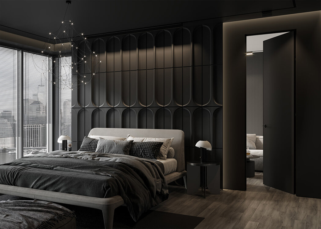 Contemporary Style Bedroom