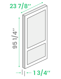 Slab 1-3/4 thick 6.6ft height 23-7/8 width